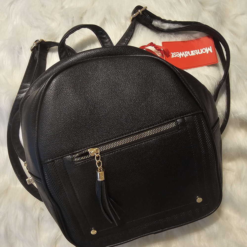 Montana West Black Backpack